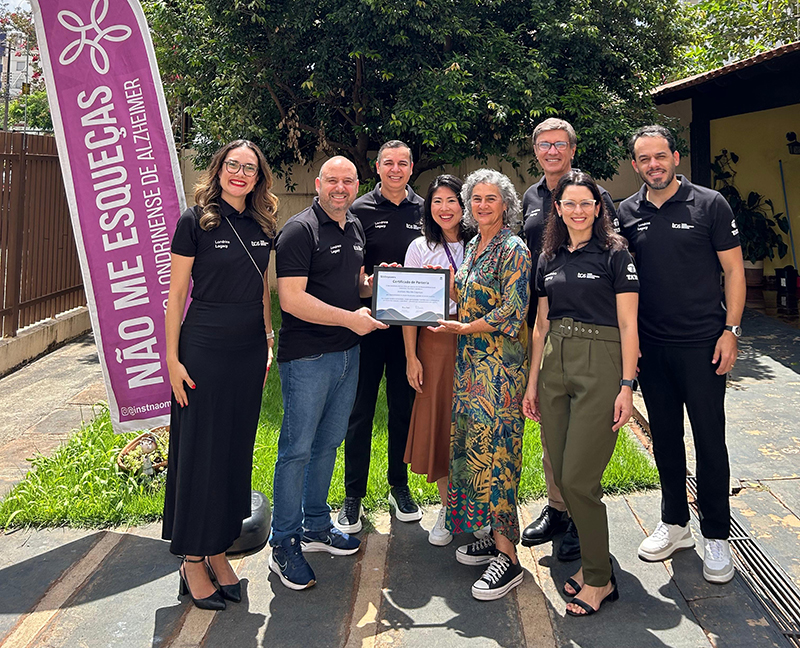 Multinacional TCS apoia Instituto Não Me Esqueças com doação ao Fundo do Idoso de Londrina